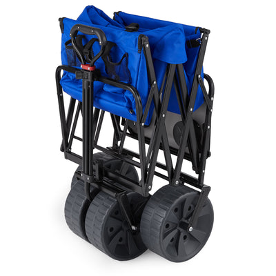 Mac Sports Collapsible Heavy Duty All Terrain Utility Wagon w/ Table (Open Box) - VMInnovations