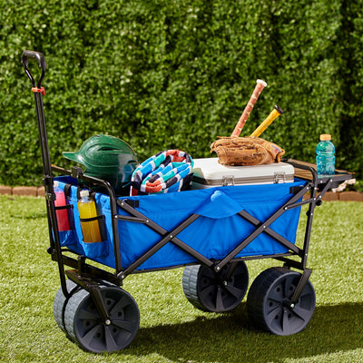 Mac Sports Collapsible Heavy Duty All Terrain Utility Wagon w/ Table (Open Box) - VMInnovations