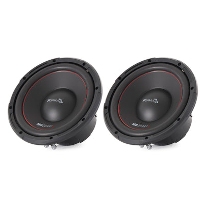 MB Quart FW-1254 Formula 10 Inch 600 Watt DVC 4 Ohm Car Audio Subwoofer (2 Pack)