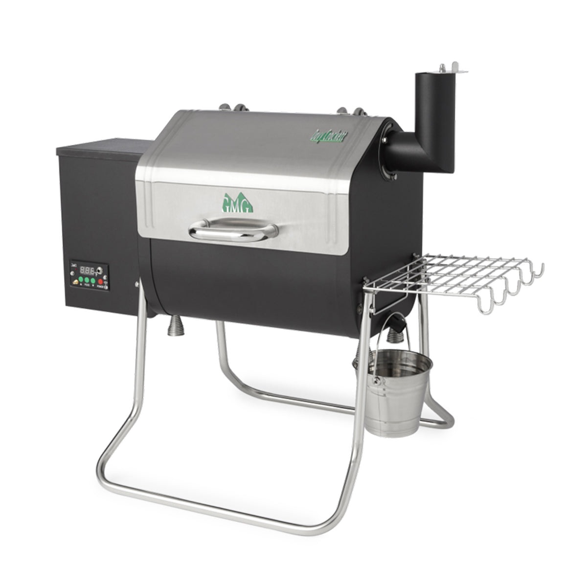 Green Mountain Davy Crockett Wifi Wood Pellet Grill with Cover & Pellet (4 Pack)