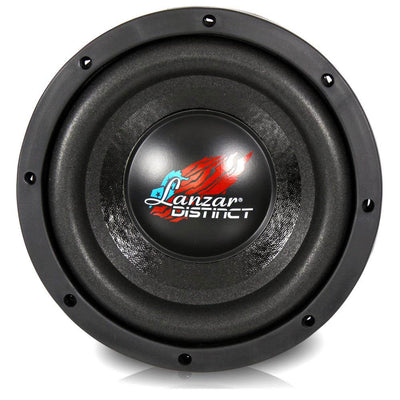 Lanzar DCTS81 8" 600W SVC 4 Ohm Car Audio High Performance Subwoofer (2 Pack)