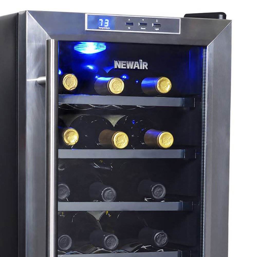 NewAir AW-181E Thermoelectric 18 Bottle Wine Cooler (Certified Refurbished)