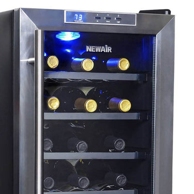 NewAir AW-181E Thermoelectric 18 Bottle Wine Cooler (Certified Refurbished)