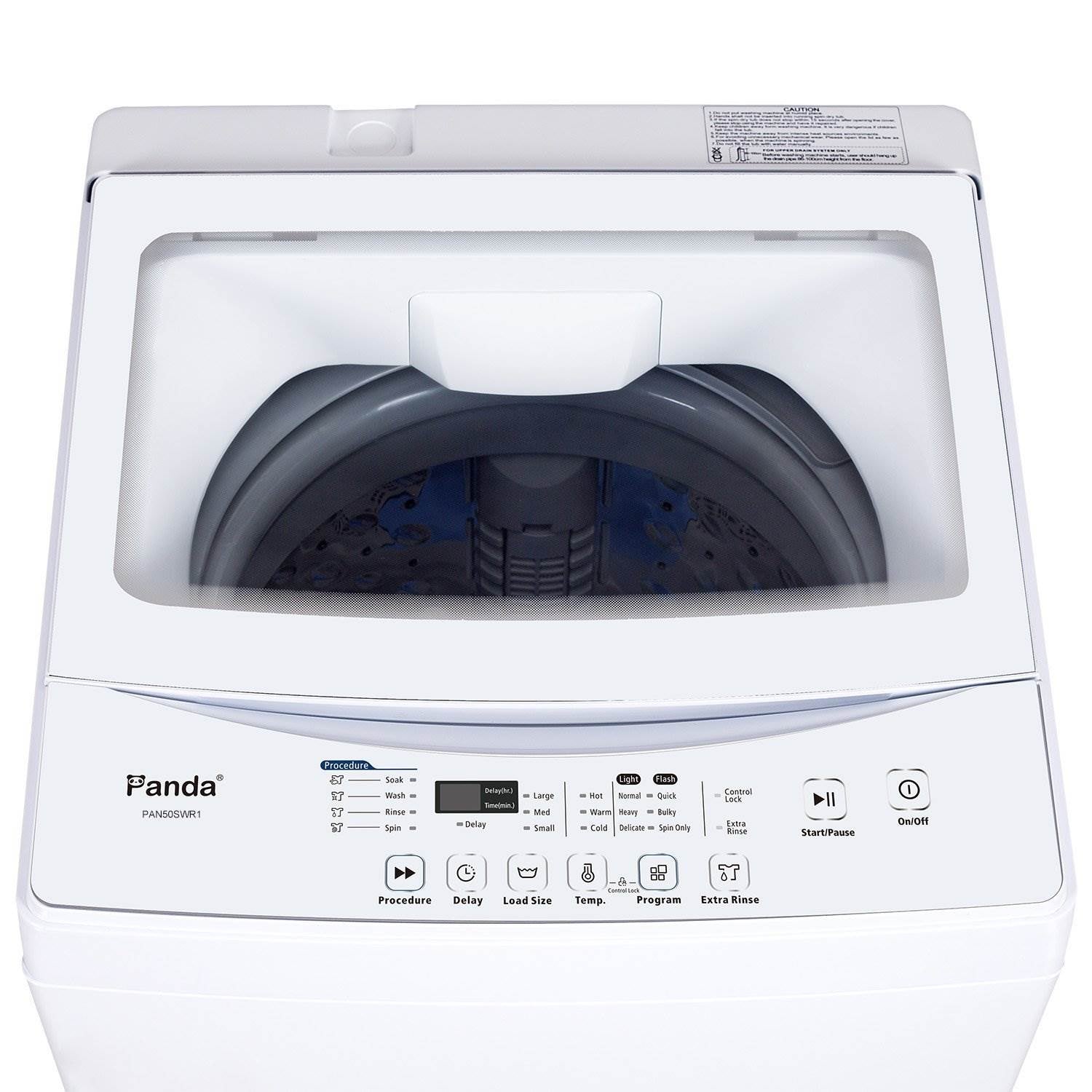Panda 1.60 Cubic Ft Fully Automatic Compact Laundry Washing Machine (Open Box)