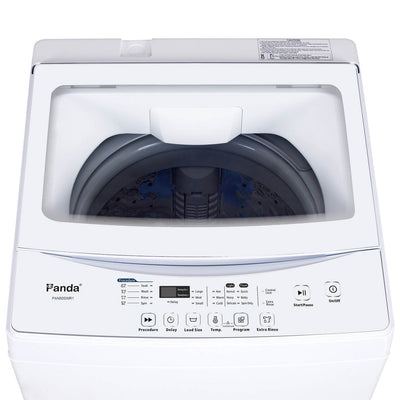 Panda 1.60 Cubic Foot Fully Automatic Portable Compact Washing Machine (Damaged)