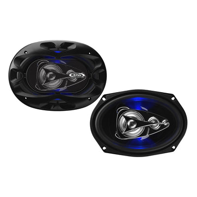 Boss Rage 6 x 9 & 4 x 6 Inch 4 Way Full Range Mobile Audio/Video Speakers Pairs - VMInnovations