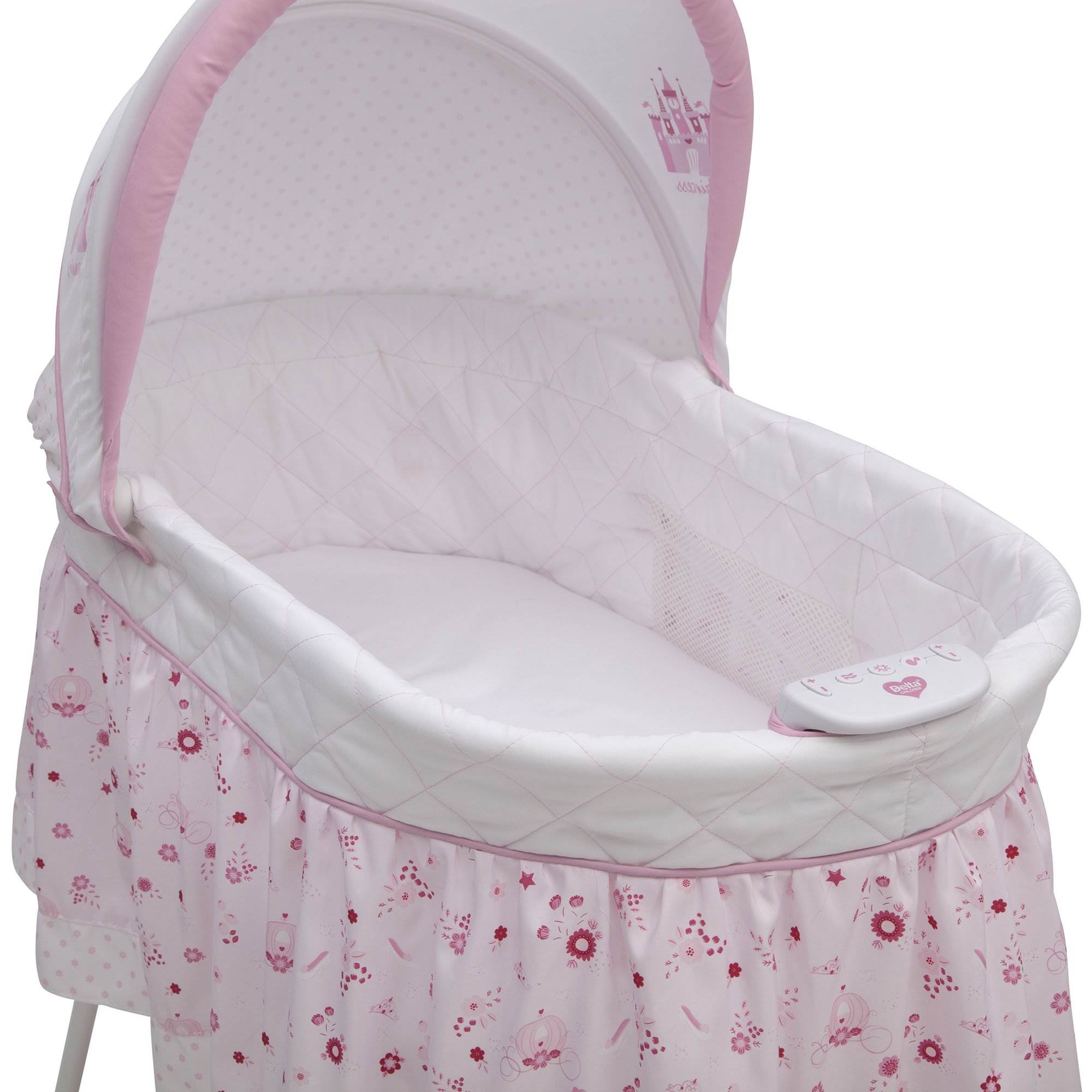 Delta Children Disney Sweet Beginnings Bassinet, Classic Princess (Open Box)