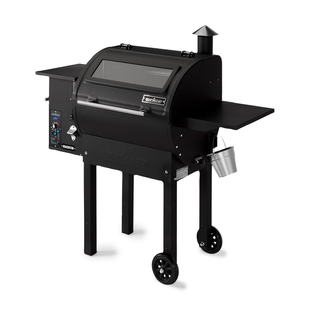 Camp Chef Magnum Dual-Function Wood Fired Pellet Grill & Smoker, Black (Damaged)
