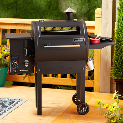Camp Chef Magnum Dual-Function Wood Fired Pellet Grill & Smoker, Black (Damaged)