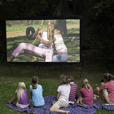 Camp Chef 115" Giant Indoor or Outdoor Nylon Movie Projector Screen (Open Box)