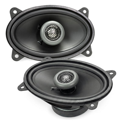 MB Quart Formula 2 Way Coaxial 90W 4 x 6 Inch Car Speakers with 4 Ohms Impedance - VMInnovations