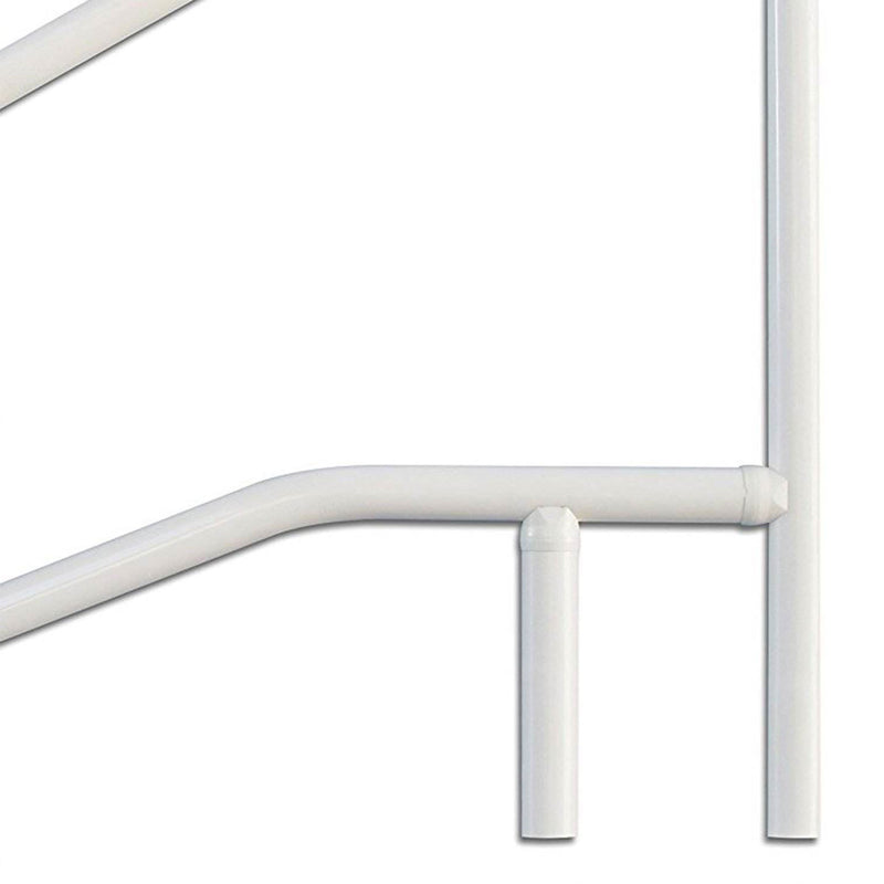 Saftron CBRTD-354-W Weather Resistant In Water Polymer Handrail, White (Used)