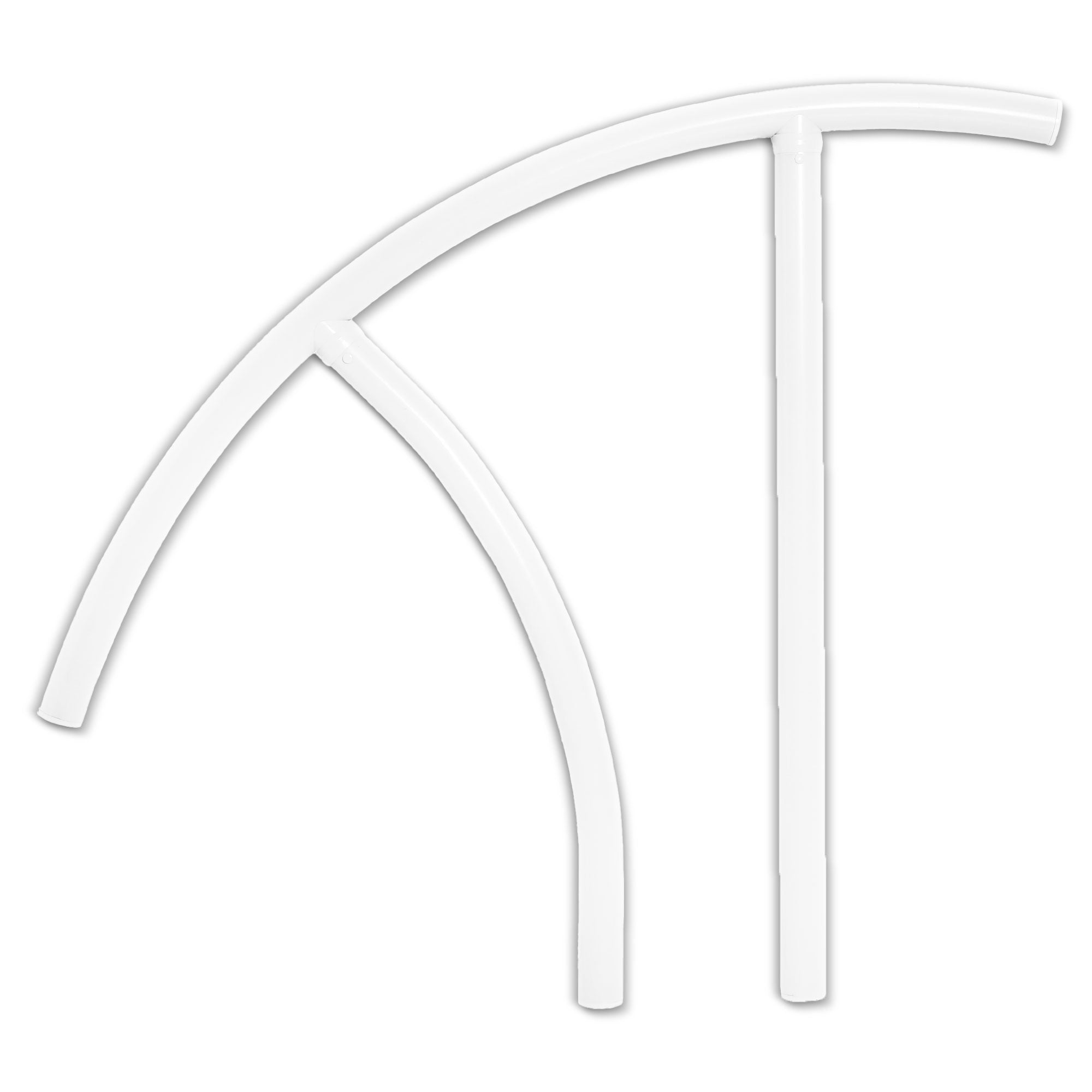Saftron 130-W High Impact Marine Grade Aluminum Triton Grab Rail, White (Used) - VMInnovations