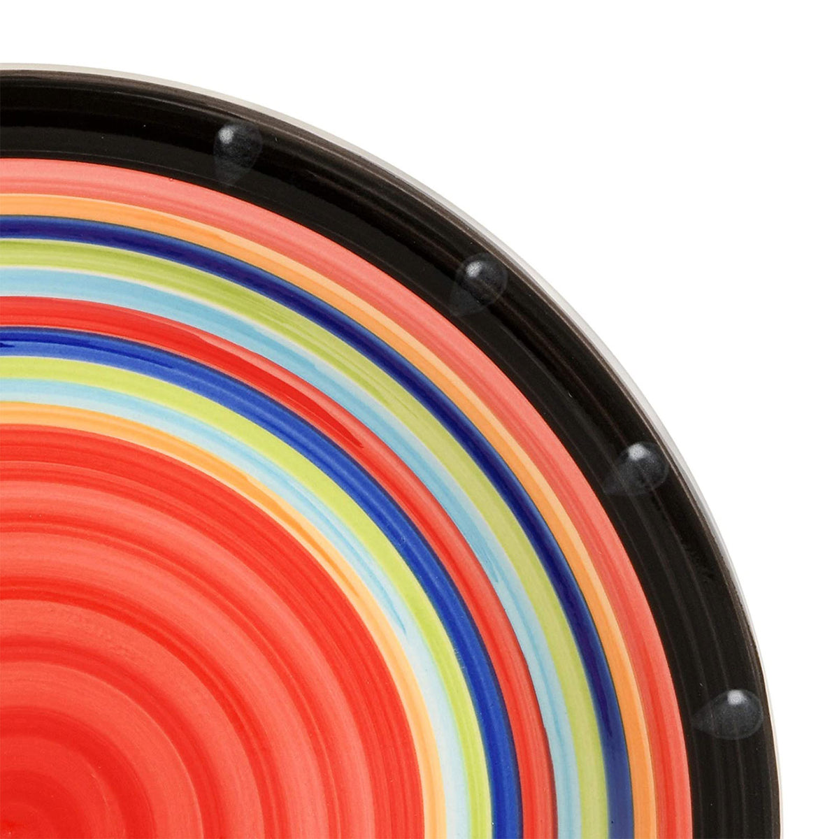 Gibson Casa Stella 16 Piece Dinnerware Plates, Bowls, & Mugs Set, Multicolor