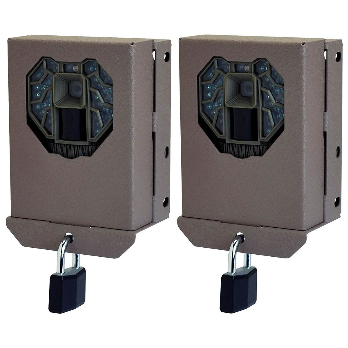 Stealth Cam 14MP No Glo IR Game Trail Camera (2 Pack) + Security Box (2 Pack)
