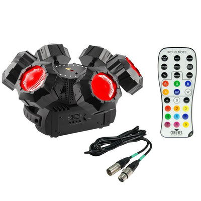 Chauvet DJ HelicopterQ6 Rotating Stage Light FX + Remote Control + 10' DMX Cable