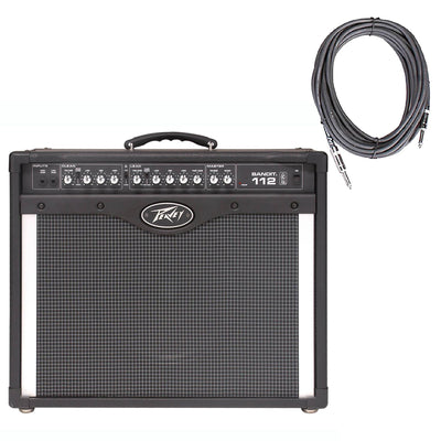 Peavey Bandit 112 12 Inch Compact 80W TransTube Amplifier + 10' Instrument Cable