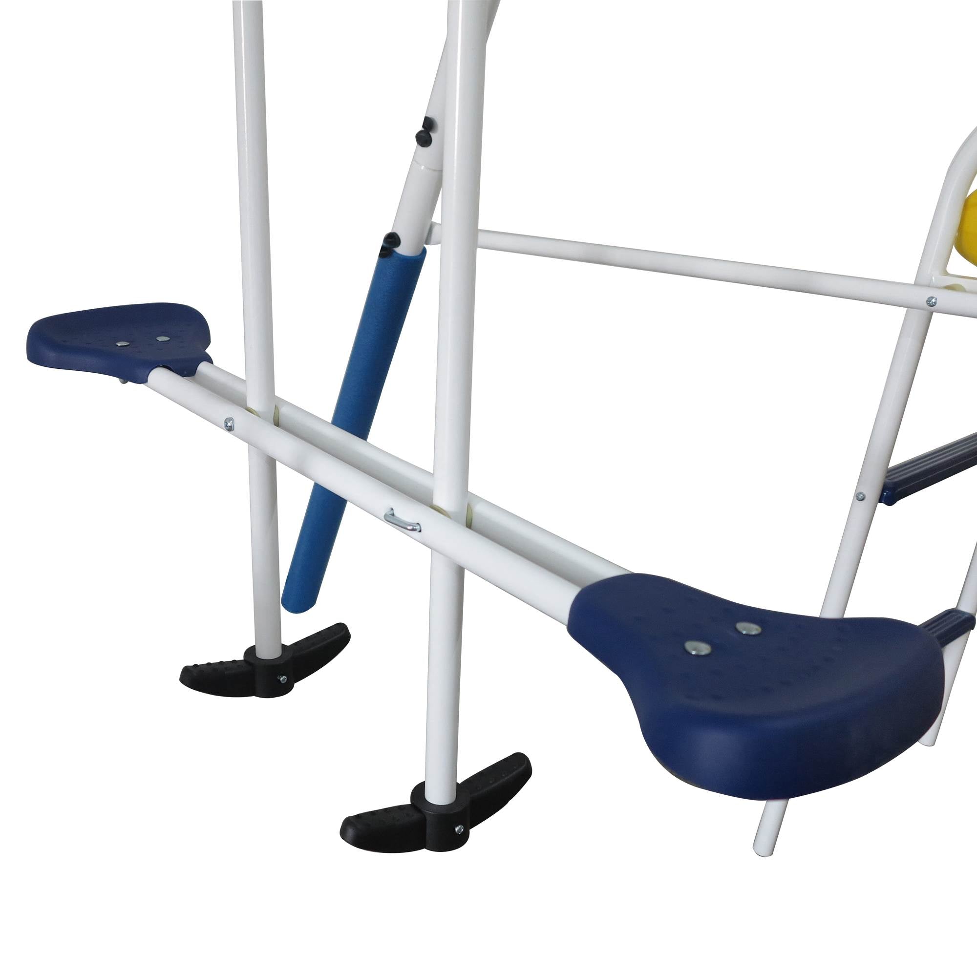 XDP Recreation Blue Ridge Outdoor Backyard Kids Swing Set w/ Slide + Anchor Kit