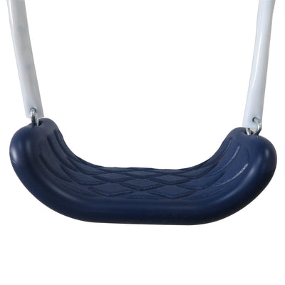 XDP Recreation Blue Ridge Outdoor Backyard Kids Swing Set w/ Slide + Anchor Kit