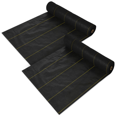 DeWitt P4 Pro 5 Commercial Landscape 5-Oz Weed Barrier Fabric, 4 x 250' (2 Pack)
