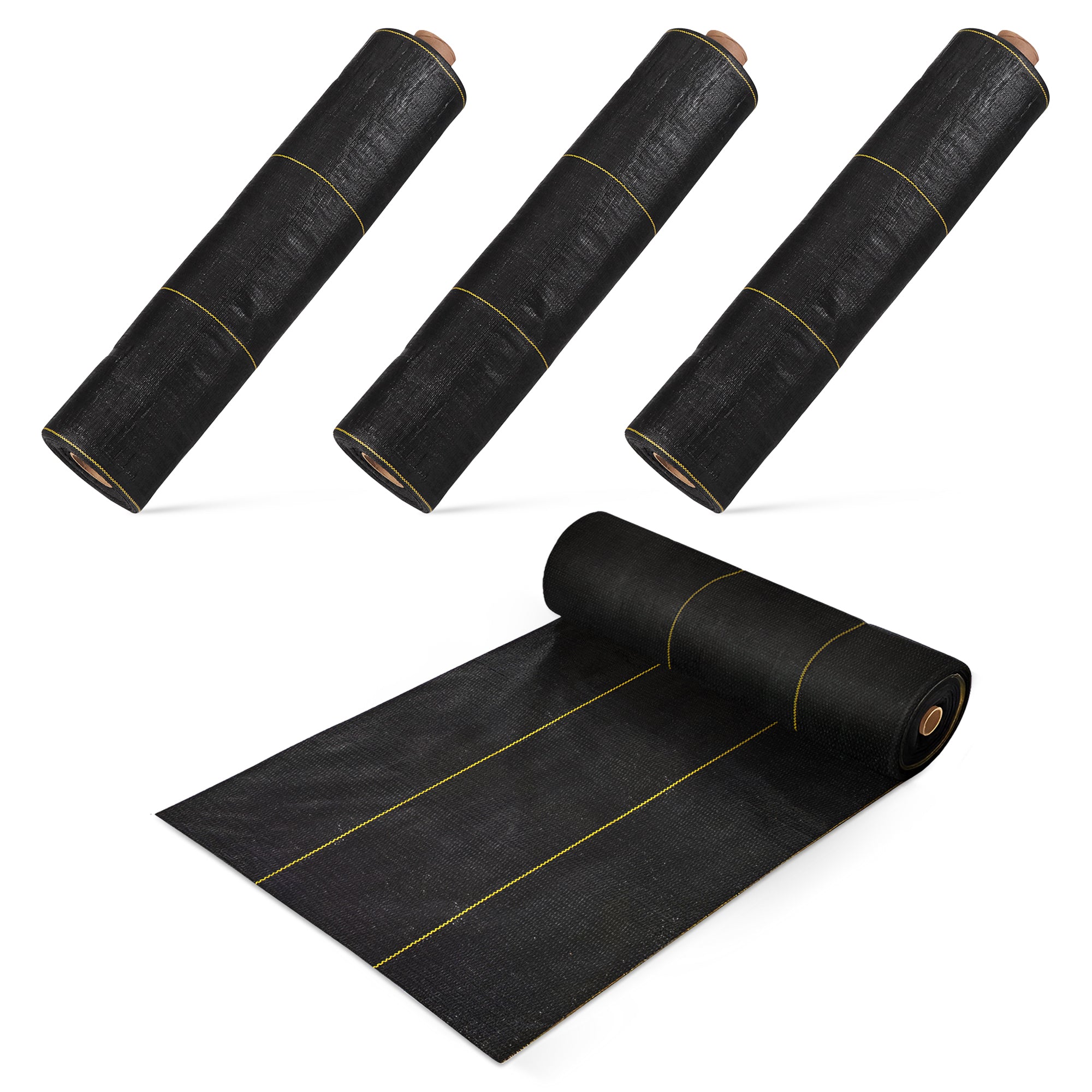 DeWitt Sunbelt 3' Wide Weed Barrier Landscape Fabric Ground Cover, 300' (4 Pack) - VMInnovations