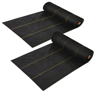 DeWitt P3 Pro 5 Commercial Landscape 5-Oz Weed Barrier Fabric, 3 x 250' (2 Pack)