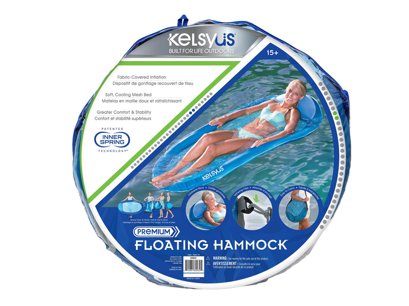 Kelsyus Floating Hammock Inflatable Swimming Pool Float Lounger Raft (8 Pack)