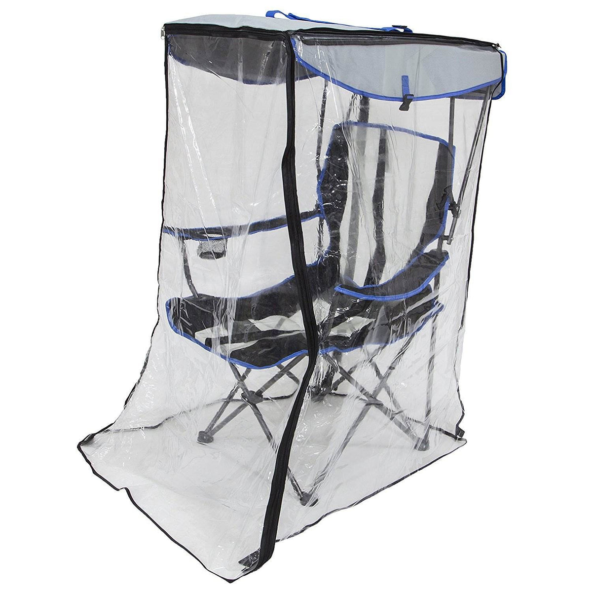 Kelsyus Premium Portable Folding Chair with Canopy and Weather Shield (Open Box)