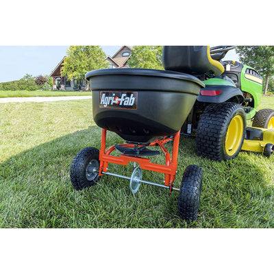 Agri-fab 110-lb Capacity Tow Broadcast Spreader, Black (Certified Refurbished)