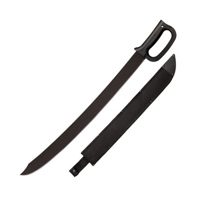 Cold Steel 24 Inch Carbon Steel Cutlass Machete with Sheath Cover Accessory - VMInnovations