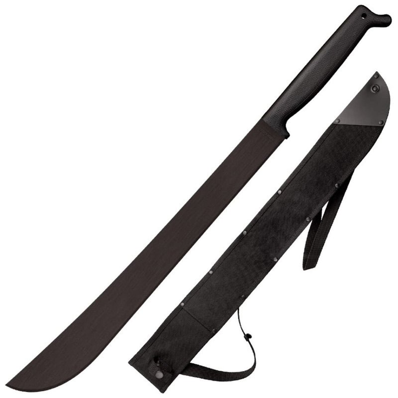 Cold Steel 97TM21S 2 Handed 21 Inch Latin Machete with Protective Sheath, Black