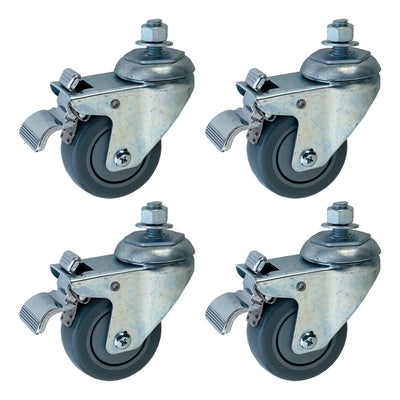 JET 98-0130 Swivel Wheels for Drum Sanders with Brake System (4 Pack) (Used)