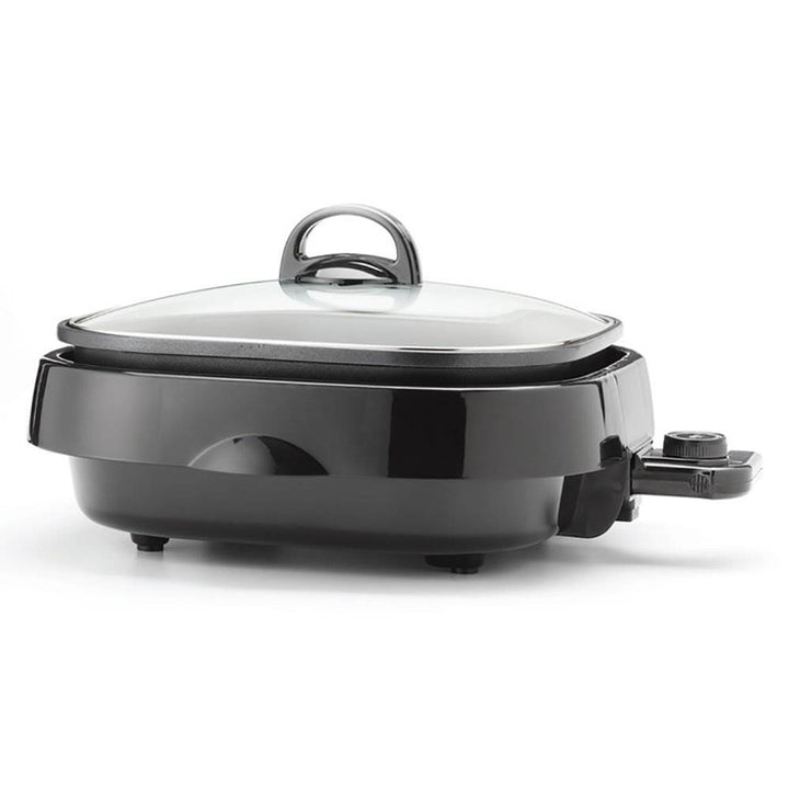 Aroma BPA Free Easy Clean Heavy Duty Nonstick 3 in 1 Grillet, Black (Open Box)