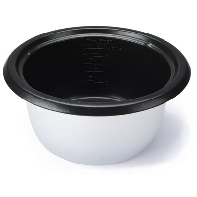 Aroma 6 Cup Cooked Pot Aluminum Nonstick Countertop Rice Cooker, White(Open Box)