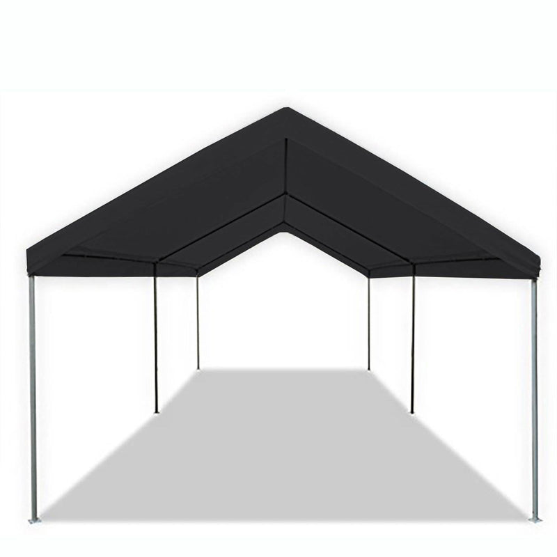 Caravan Canopy Domain 10x20 Straight Leg Instant Canopy Tent Set, Black (Used)