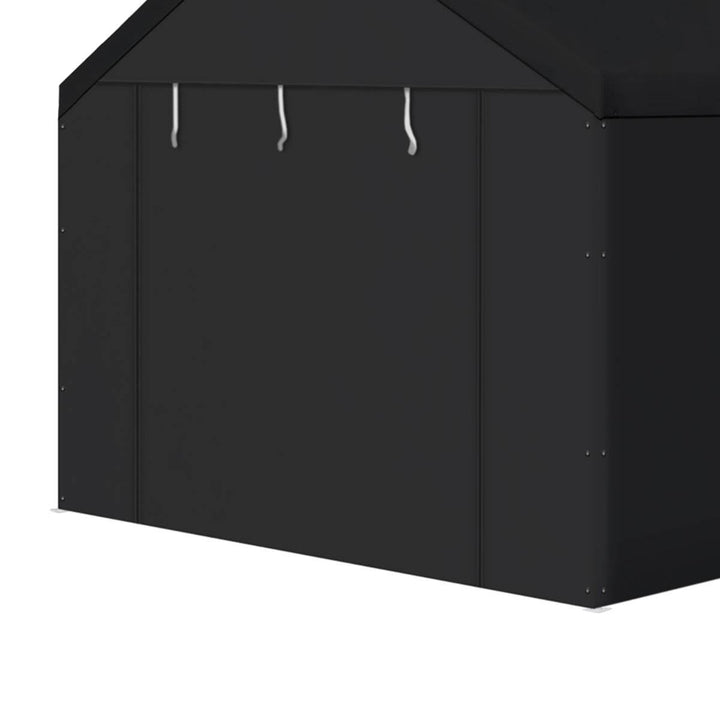 Caravan Canopy Domain 20x10 Foot Carport Tent Sidewalls, Black (Sidewalls Only) - VMInnovations