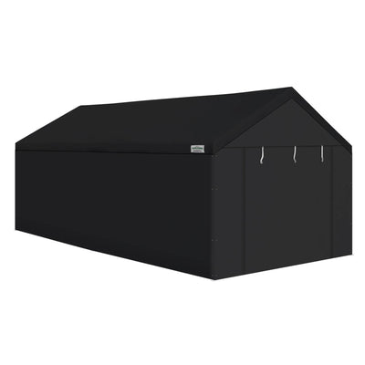 Caravan Canopy Domain Black Carport Sidewall Kit (Frame/Roof Not Included)(Used)