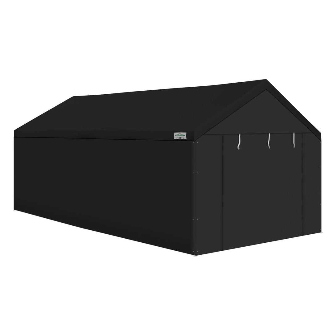 Caravan Canopy Blck Carport Tent Sidewall Kit(Frame/Roof Not Included)(Open Box)