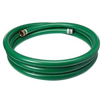 Apache 98128010 1.5" Diameter 20' Long PVC Style G Suction Hose, Green (3 Pack)