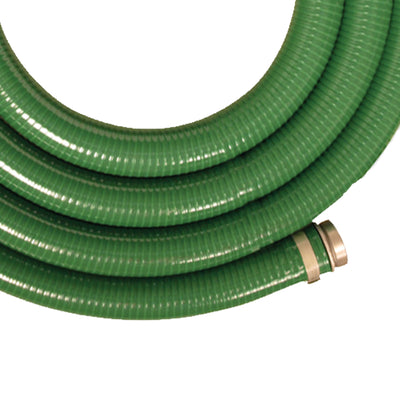 Apache 98128035 2-inch Diameter 15 Foot PVC Water and Fuel Suction Hose, Green