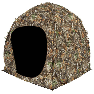 Ameristep 2 Person Shadow Durashell Plus Doghouse Ground Blind, Camouflage(Used)