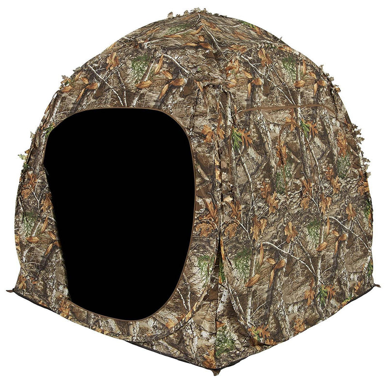 Ameristep 2 Person Shadow Guard Durashell Plus Doghouse Ground Blind, Camouflage