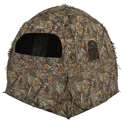 Ameristep 2 Person Durashell Plus Doghouse Blind, Camouflage (Open Box) - VMInnovations