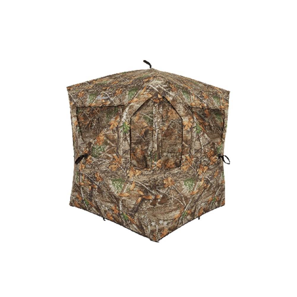 Ameristep Brickhouse 3 Person Hunting Ground Blind, Realtree Edge (Open Box)