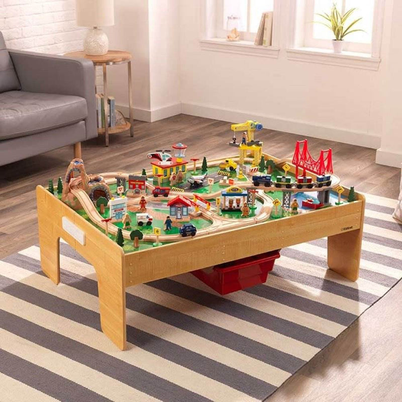KidKraft Adventure Town Train Play Set and Table With EZ Kraft Assembly (Used)
