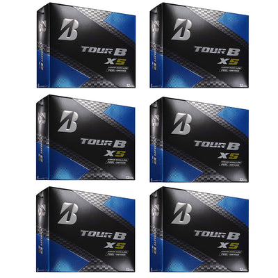 Bridgestone Tour B XS Feel and Distance Golf Balls Low Average Score (6 Dozen)
