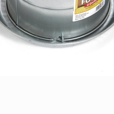 Miller Manufacturing 2 Gallon Double Wall Metal Poultry Fount Automatic Waterer - VMInnovations