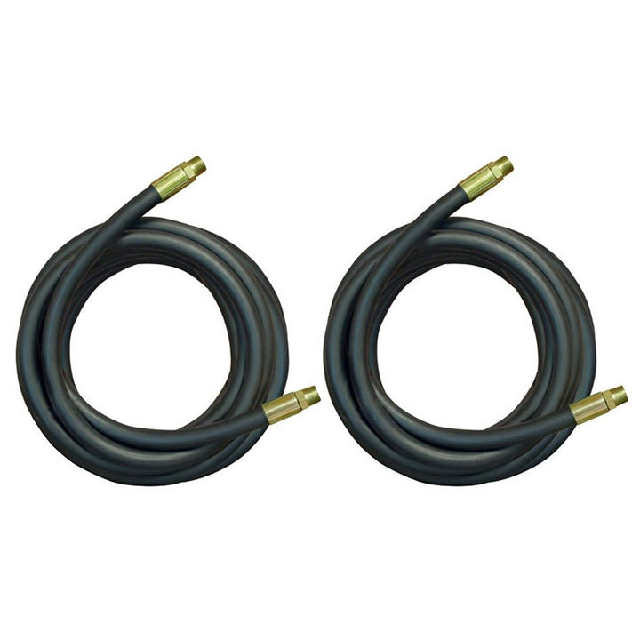 Apache 98398336-C 1/2" x 120" Hydraulic Hose, Male x Male Assembly (2 Pack)