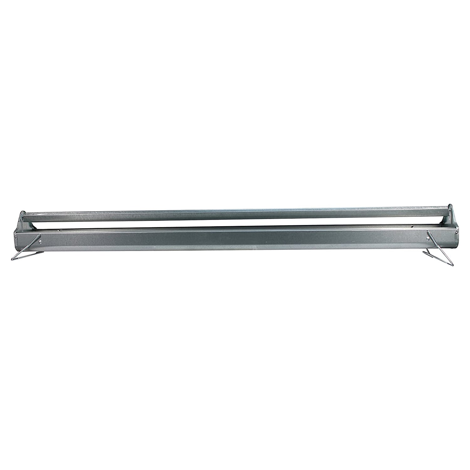 Miller Manufacturing Company 48 Inch Poultry Feeder Trough w/ Reel Top, Steel - VMInnovations