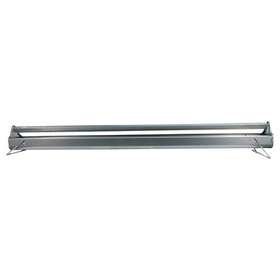 Miller Manufacturing Company 48 Inch Poultry Feeder Trough w/ Reel Top, Steel - VMInnovations